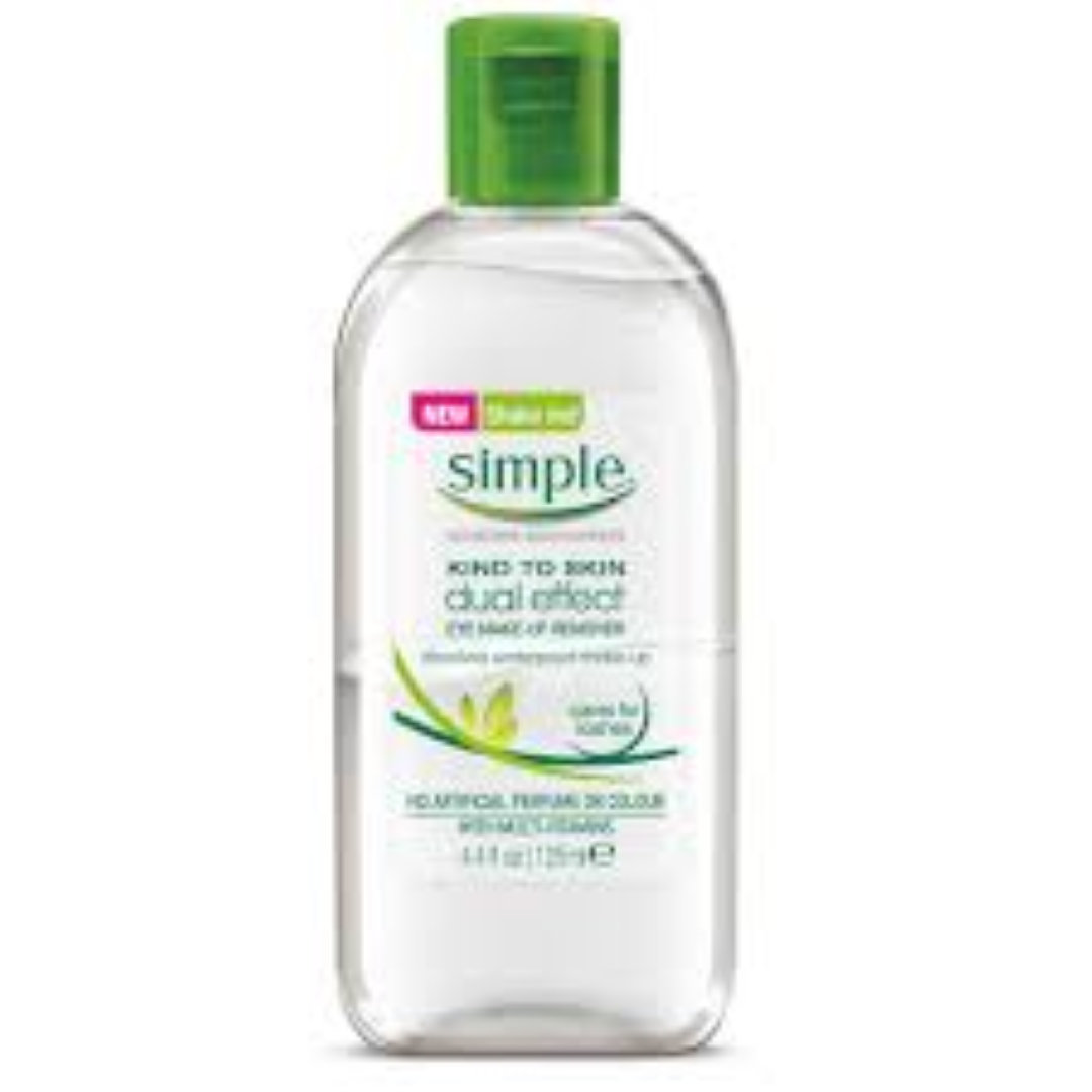 SIMPLE DUAL EFFECT EYE MAKEUP REMOVER 125ML